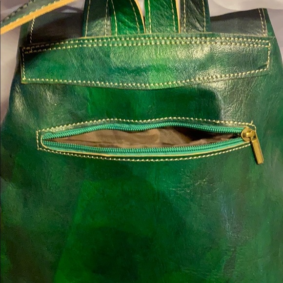 Moroccan Leather Journey Backpack - Picture 6 of 14